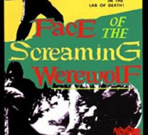 Face of the screaming werewolf