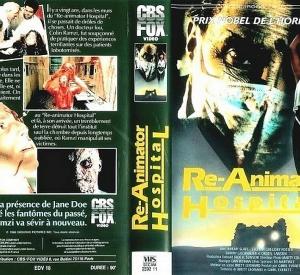 Re-Animator Hospital (Jaquette VHS)